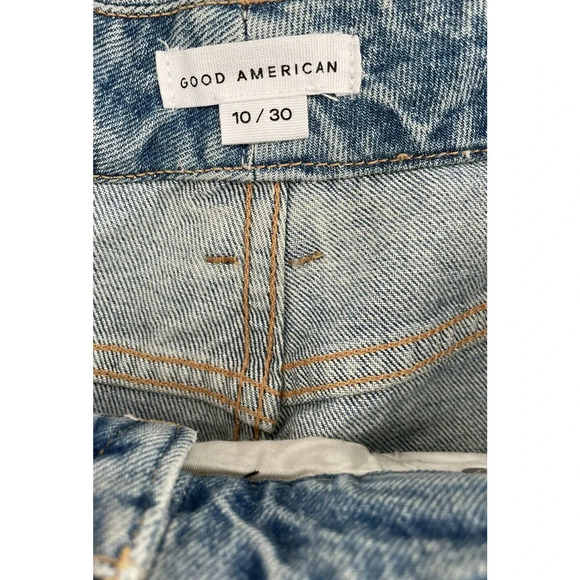 Good American Jeans Woman’s size 10/30 Indigo Good Classic Distressed - Picture 10 of 10